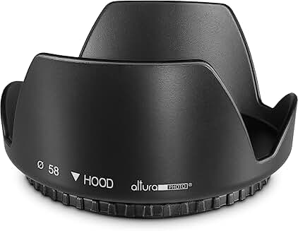 58mm Tulip Lens Hood for DSLR Cameras