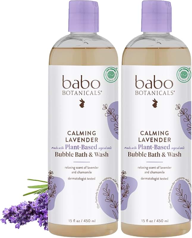 Lavender Bubble Bath and Wash for All Ages