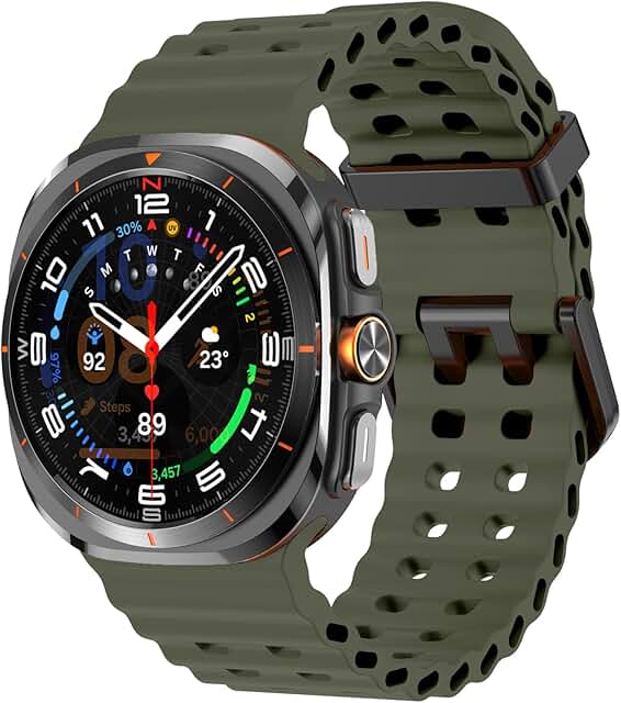Adjustable Sport Silicone Watch Band for 47mm Watches