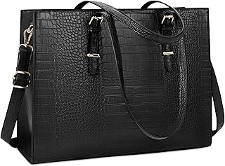 Women’s 15.6-inch Leather Laptop Tote Bag