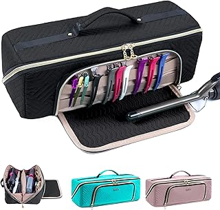 Large Travel Hair Tools and Makeup Organizer Bag