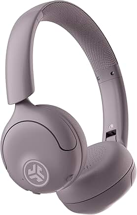 Wireless Mauve Headphones with Noise Cancelling and Comfort