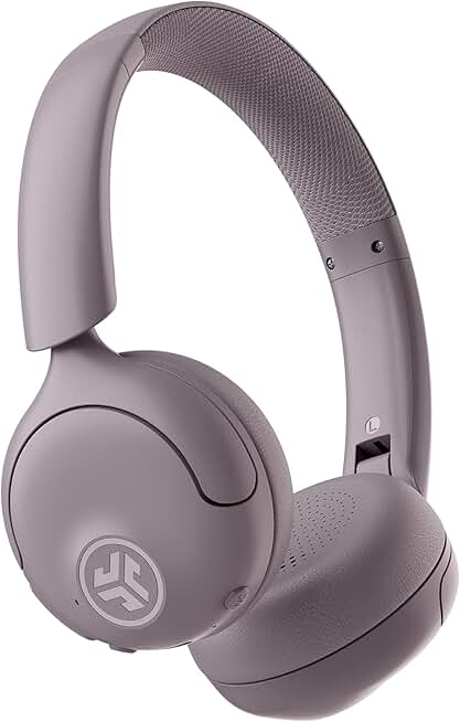 Wireless Mauve Headphones with Noise Cancelling and Comfort