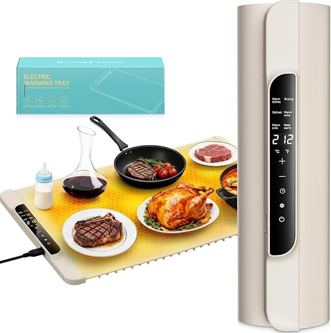 Electric Food Warming Mat with 14 Temperatures