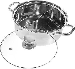 Stainless Steel Dual-Sided Hot Pot with Non-Stick Divider