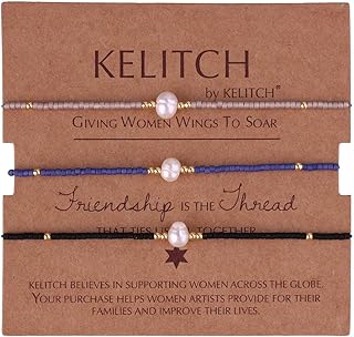 Three Natural Pearl Bracelets for Women