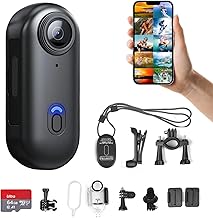 Small 4K Action Camera with 64GB Storage