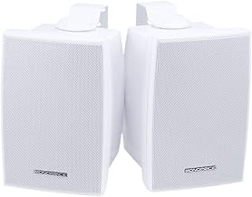 Waterproof 5.25-Inch 2-Way Indoor/Outdoor Speakers, White