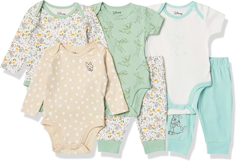 Unisex Baby 6-Piece Outfit Set