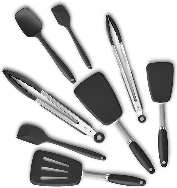 High Heat Resistant Silicone Cooking Utensils Set