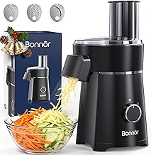 Electric Cheese Grater and Vegetable Slicer with Chopper