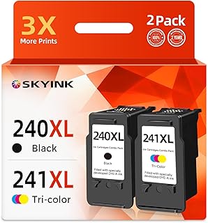 Black and color ink cartridge set for PIXMA printers