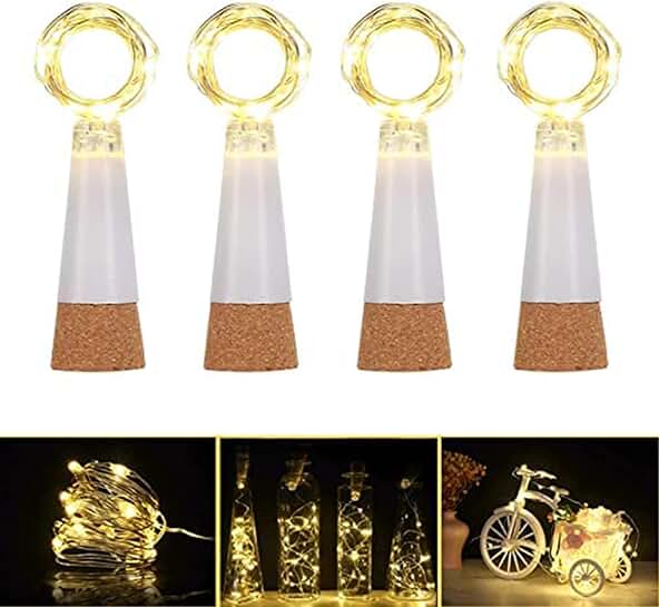 Rechargeable USB Bottle Cork Fairy Lights for Parties and Holidays