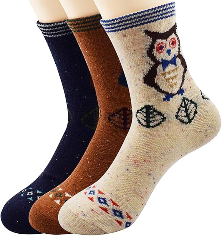 Women's Wool Crew Socks for Winter and Hiking