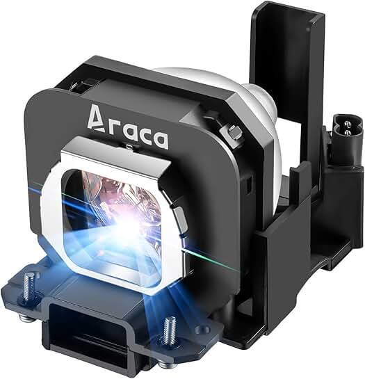 Replacement projector lamp with housing for PT-AX200U and AX100U