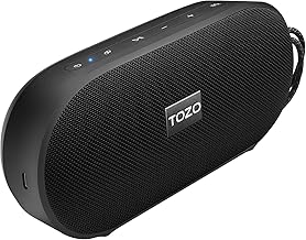 Portable Waterproof Bluetooth Speaker with Microphone and 25H Playtime