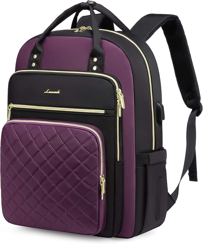 Lightweight 15.6" Laptop Backpack for Women