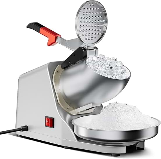 Electric Ice Crusher and Shaver for Home and Commercial Use