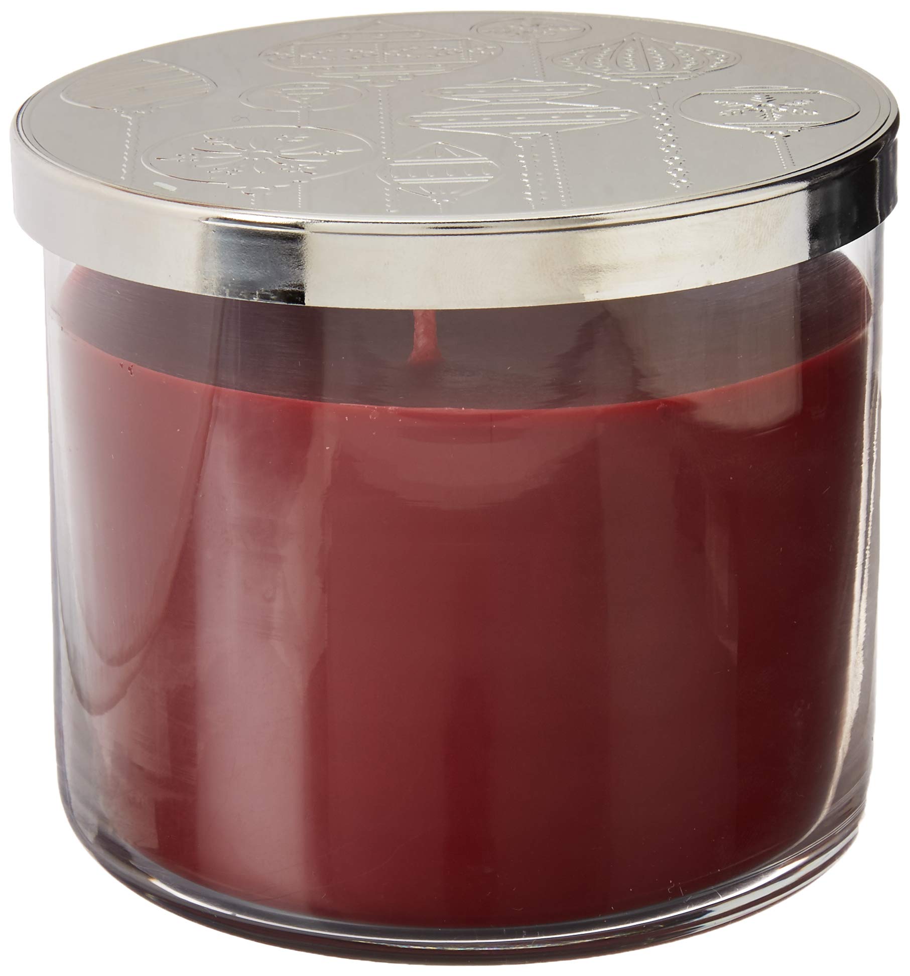 Tis the Season 3 Wick Candle 14.5 Ounce Notes: Rich Red Apple, Cinnamon, Cedarwood