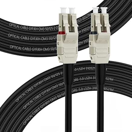 30m Outdoor OM3 LC to LC Fiber Optic Patch Cable