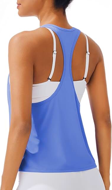 Ice Silk Sleeveless Workout Tank Top for Women