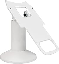 Swivel and Tilt Clover Mini Terminal Stand in White