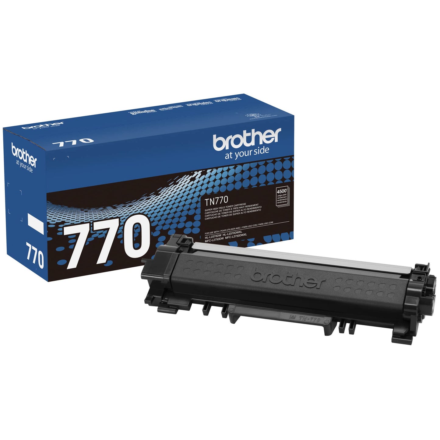 TN-770 HL-L2370DW L2370DWXL MFC-L2750DW L2750DWXL Toner Cartridge (Black) in Retail Packaging