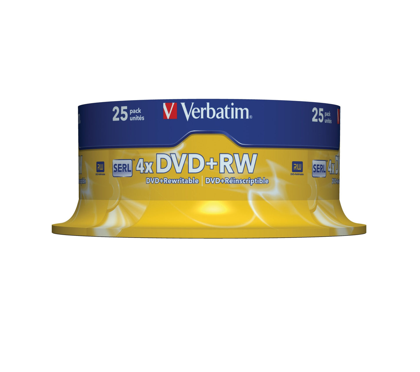 DVD+RW 43489 Spindle (Pack of 25)
