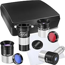 8-Piece Telescope Accessory Kit with Illuminated Eyepiece