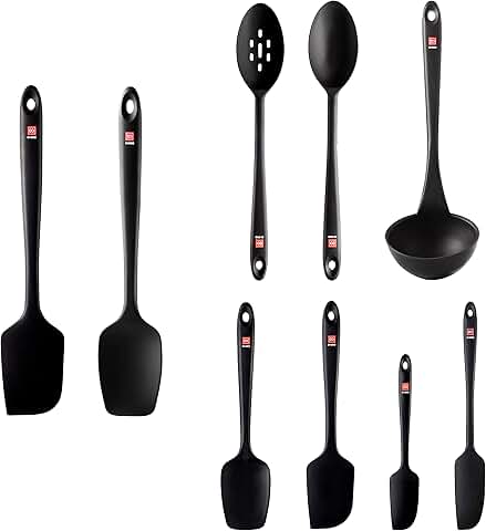 9-Piece Heat-Resistant Silicone Kitchen Utensil Set