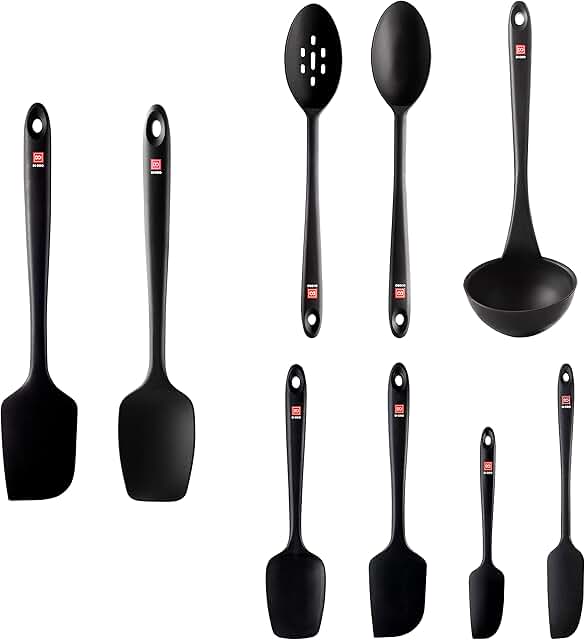 9-Piece Heat-Resistant Silicone Kitchen Utensil Set