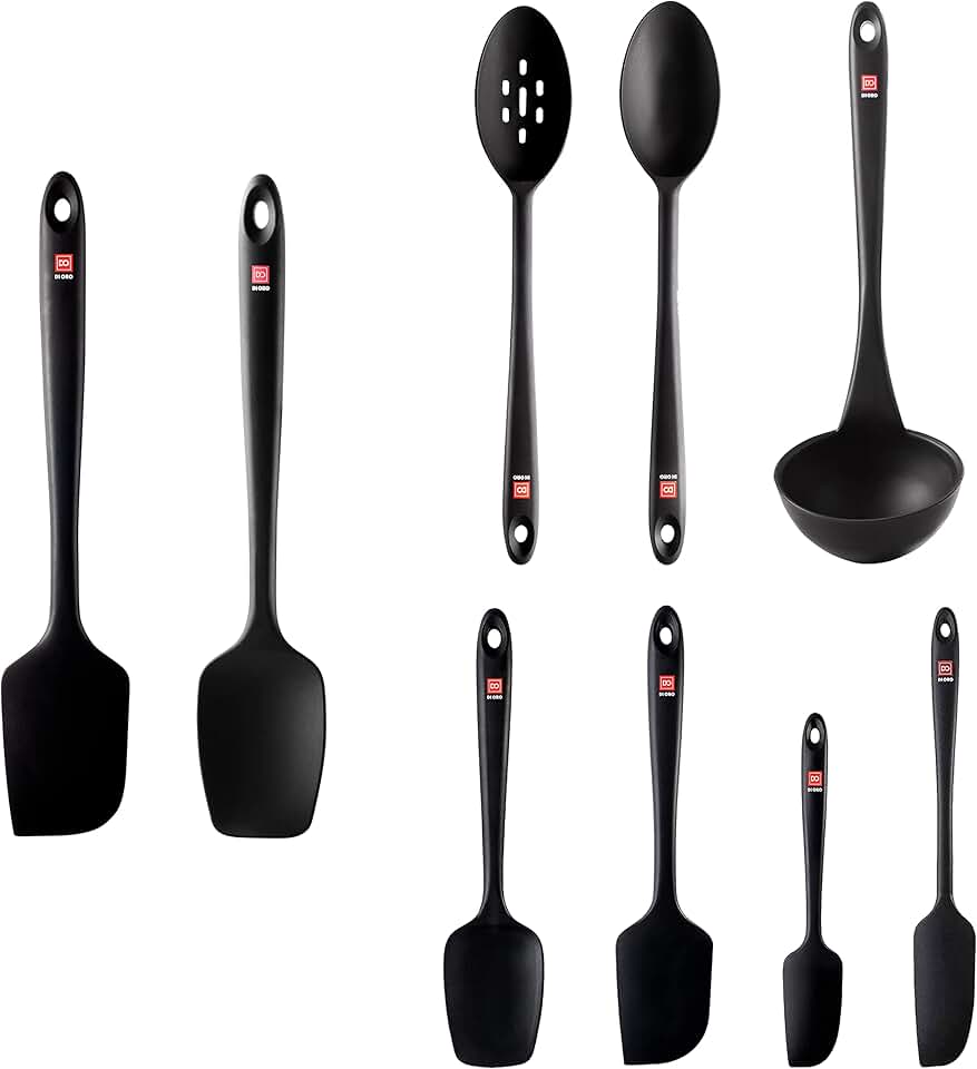 9-Piece Heat-Resistant Silicone Kitchen Utensil Set