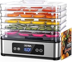 Food Dehydrator with 5 Trays, Timer, Temp Control