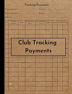 Track Organization and Club Fees and Dues