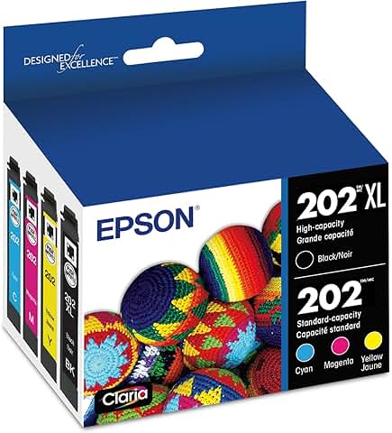 High Capacity Black and Color Ink Cartridge Pack