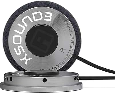 Premium Motorcycle Helmet Speakers with Earbud Ports