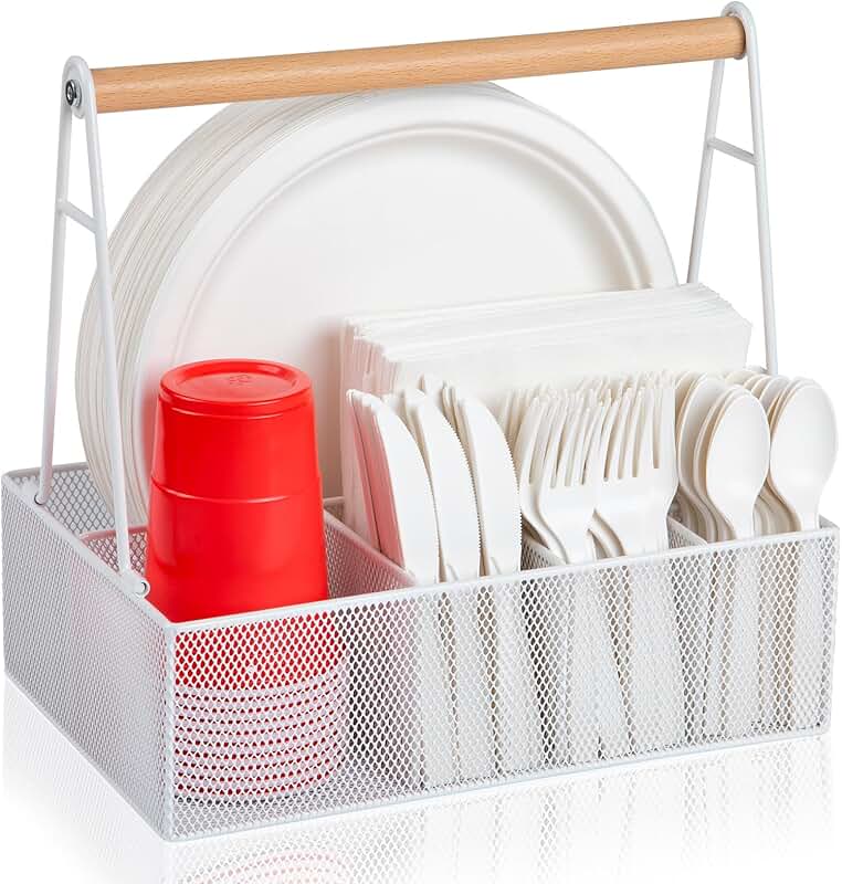 Set of 4 clear plastic kitchen storage bins