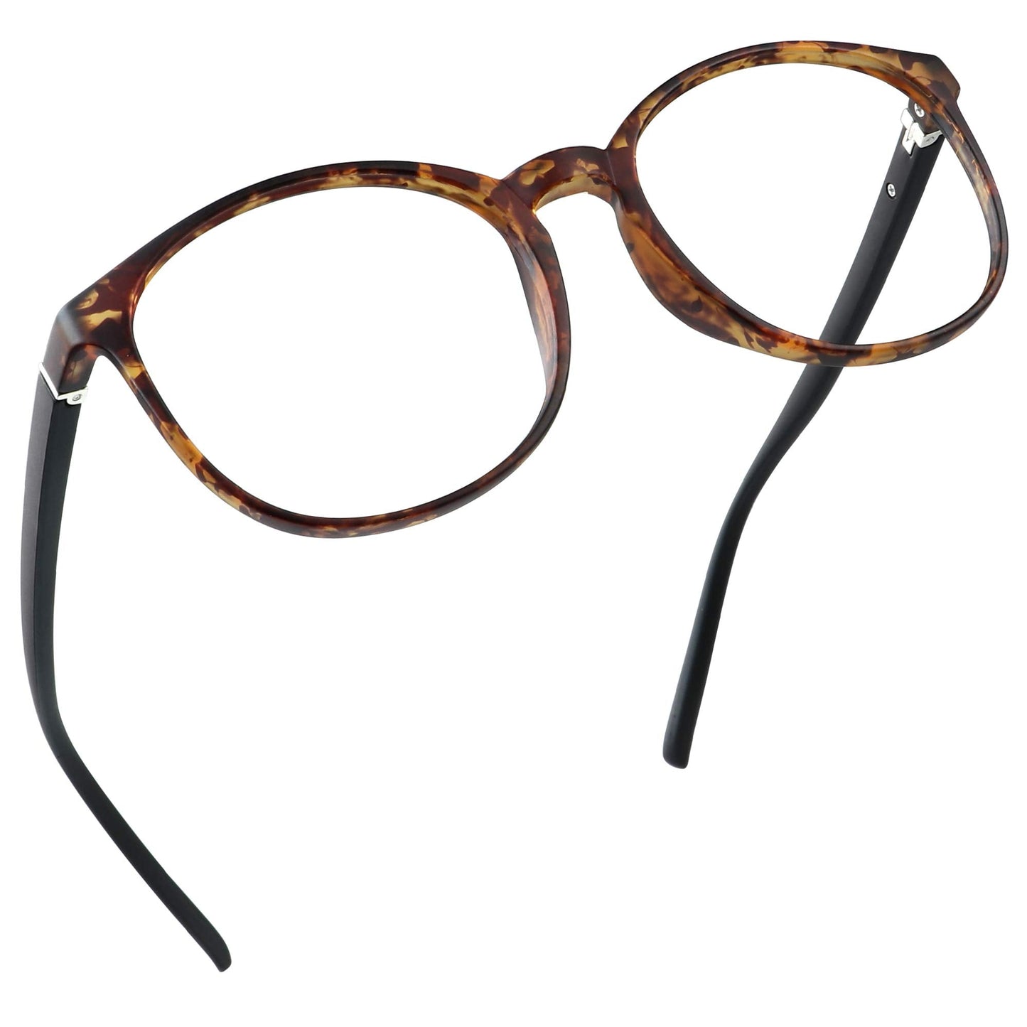 Blue Light Blocking Glasses, Anti Eyestrain, Computer Reading Glasses, Gaming Glasses, TV Glasses for Women Men, Anti Glare (Tortoise, No Magnification)