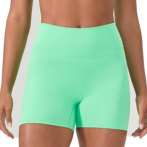 Women's High Waist Breathable Seamless Workout Shorts
