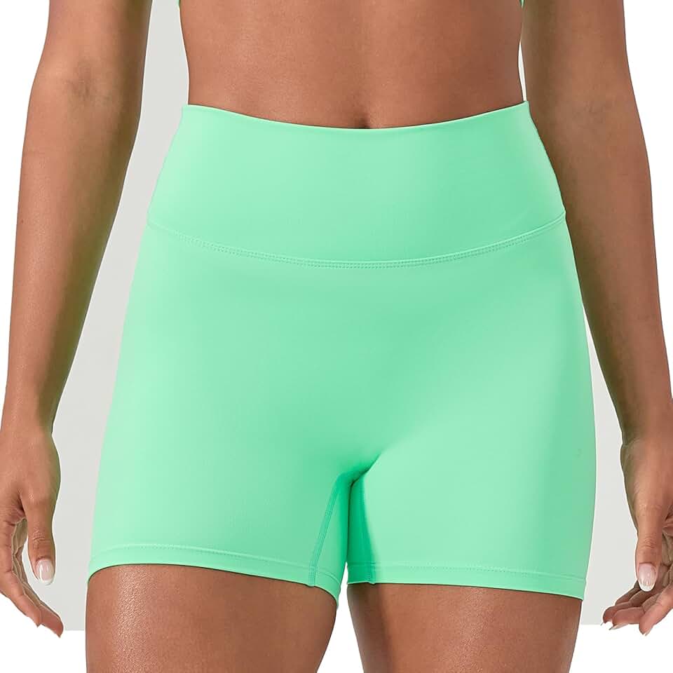Women's High Waist Breathable Seamless Workout Shorts