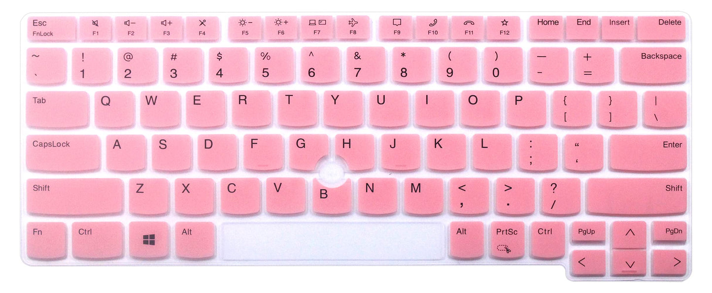 Pink keyboard skin for 2021 Thinkpad X1 Yoga and Carbon