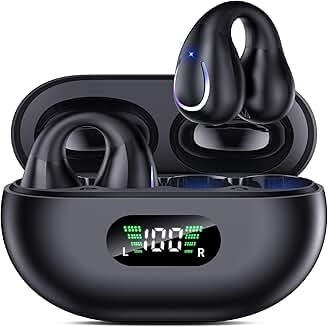 Wireless Bone Conduction Earbuds with Microphones