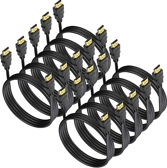 10-Pack 10FT HDMI Cables for TV, PC, and Gaming