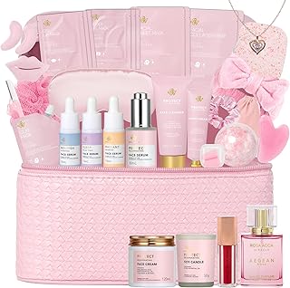 33-Piece Rose Facial Skin Care Set for Women