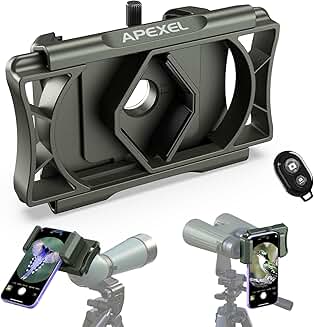 360° Phone Telescope Adapter with Remote
