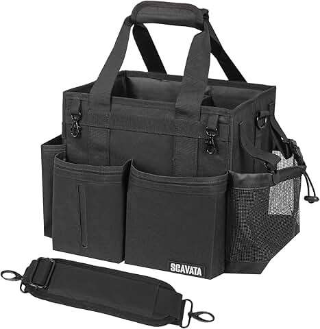 Small Wearable Cleaning Caddy with Handle and Straps