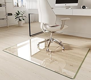 36x48 Inch Tempered Glass Chair Mat for Floors