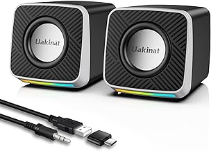 2" Carbon Fiber Computer Speakers with Clear Sound