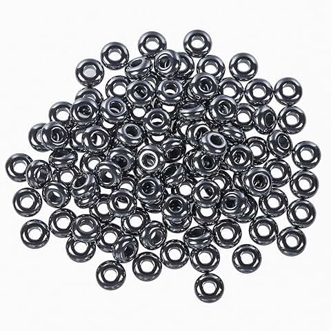 25 Hematite Beads for Jewelry Making and Crafts