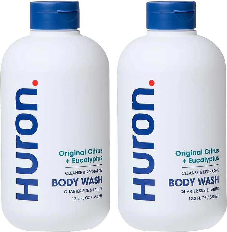 Men's Moisturizing Body Wash with Citrus and Eucalyptus, 12.2 fl oz, 2 Pack